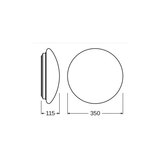 LEDVANCE Світильник світлодіодний SF Circular LED 350 18W/4000K IP44, фото , изображение 7 | SNABZHENIE.com.ua LEDVANCE Світильник світлодіодний SF Circular LED 350 18W/4000K IP44, фото , изображение 7 | SNABZHENIE.com.ua