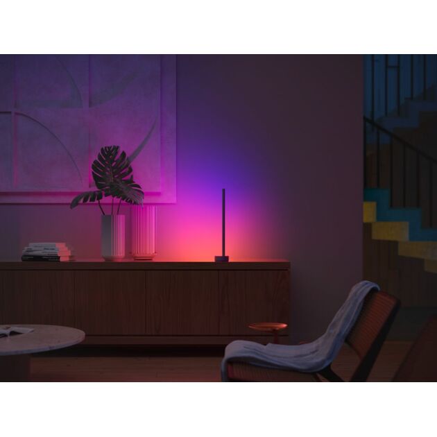 Philips Hue Настільний світильник розумний Signe,  чорний, фото , зображення 8 | SNABZHENIE.com.ua
