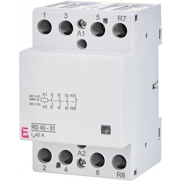 ETI Контактор модульний ETI 2464020 RD 40-31 230V AC/DC, фото  | SNABZHENIE.com.ua
