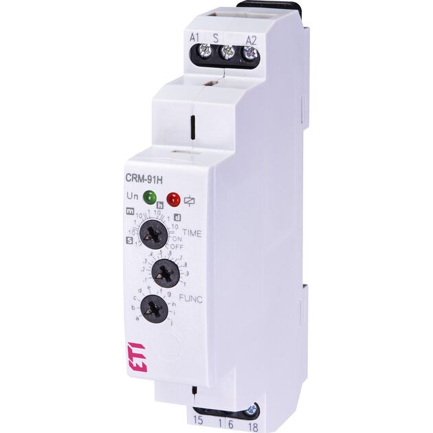 ETI Багатофункціональне реле часу CRM-91H UNI 12-240V AC/DC, фото  | SNABZHENIE.com.ua