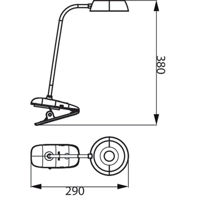 Philips Лампа настільна LED Reading Desk lamp Donutclip, рожевий, фото , изображение 5 | SNABZHENIE.com.ua Philips Лампа настільна LED Reading Desk lamp Donutclip, рожевий, фото , изображение 5 | SNABZHENIE.com.ua
