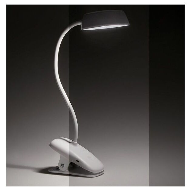 Philips Лампа настільна LED Reading Desk lamp Donutclip, білий, фото , изображение 3 | SNABZHENIE.com.ua Philips Лампа настільна LED Reading Desk lamp Donutclip, білий, фото , изображение 3 | SNABZHENIE.com.ua