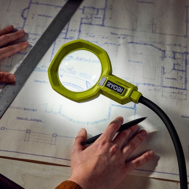 Ryobi Ліхтар RML18-0, 18В ONE+, 500лм, 2 режими,гнучка штанга, збільшувальналінза 86мм (без АКБ та ЗП), фото , изображение 10 | SNABZHENIE.com.ua Ryobi Ліхтар RML18-0, 18В ONE+, 500лм, 2 режими,гнучка штанга, збільшувальналінза 86мм (без АКБ та ЗП), фото , изображение 10 | SNABZHENIE.com.ua