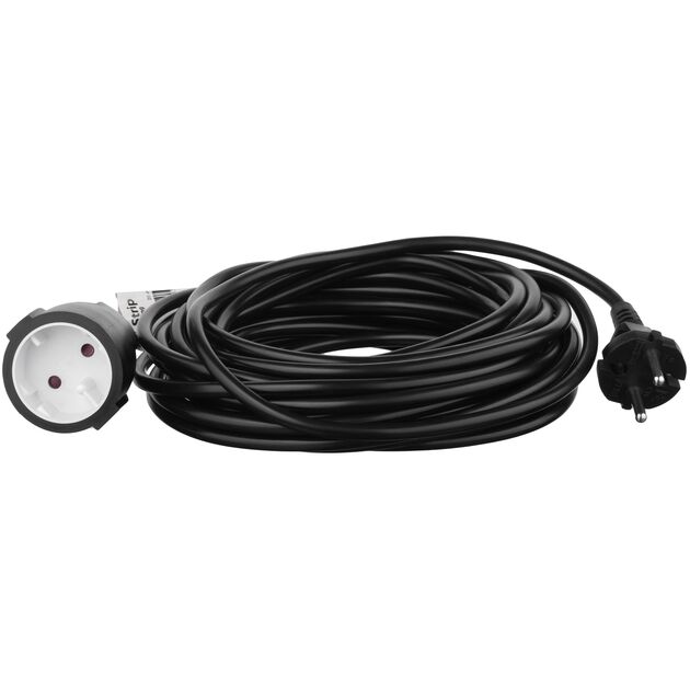 2E Мережевий подовжувач 1XCEE7/17, 2G*1.0мм, 10м, black, фото  | SNABZHENIE.com.ua