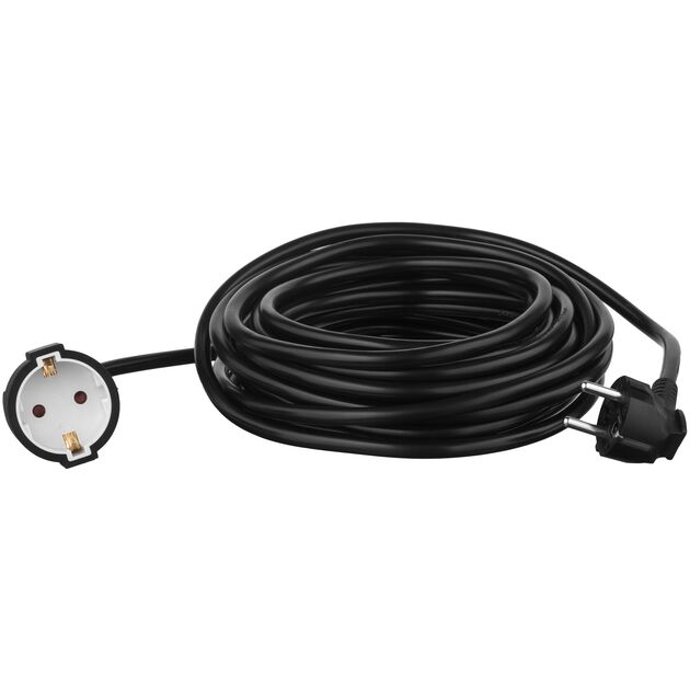 2E Мережевий подовжувач 1XSchuko, 3G*1.5мм, 10м, black, фото  | SNABZHENIE.com.ua