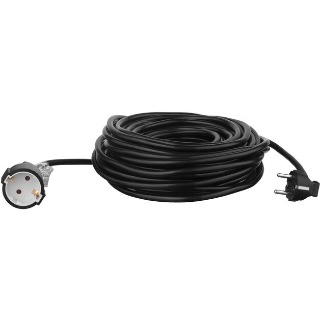 2E Мережевий подовжувач 1XSchuko, 3G*1.5мм, 20м, black, фото  | SNABZHENIE.com.ua