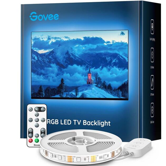 Govee Набір адаптивного підсвічування H6179 TV LED Backlight RGB, фото  | SNABZHENIE.com.ua