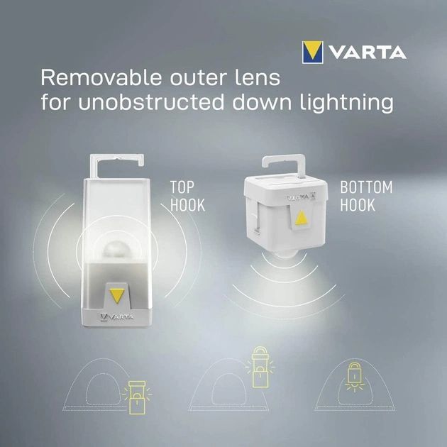 VARTA Ліхтар кемпінговий Ambiance L10 , IP54, до 150 люмен, до 250 годин роботи, 3хАА, фото , изображение 5 | SNABZHENIE.com.ua VARTA Ліхтар кемпінговий Ambiance L10 , IP54, до 150 люмен, до 250 годин роботи, 3хАА, фото , изображение 5 | SNABZHENIE.com.ua