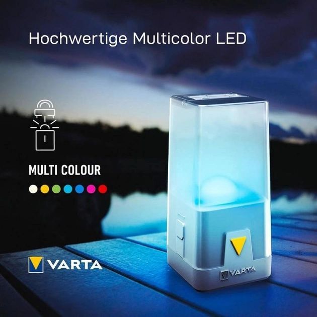 VARTA Ліхтар кемпінговий Ambiance L20, IP54, до 400 люмен, до 300 годин роботи, 6хАА, фото , изображение 3 | SNABZHENIE.com.ua VARTA Ліхтар кемпінговий Ambiance L20, IP54, до 400 люмен, до 300 годин роботи, 6хАА, фото , изображение 3 | SNABZHENIE.com.ua