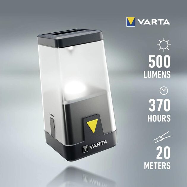 VARTA Ліхтар кемпінговий Ambiance L30RH з гібридною системою живлення акумулятор/батарейки, IP54, до 500 люмен, до 370 годин роботи, 3хАА, фото , изображение 6 | SNABZHENIE.com.ua VARTA Ліхтар кемпінговий Ambiance L30RH з гібридною системою живлення акумулятор/батарейки, IP54, до 500 люмен, до 370 годин роботи, 3хАА, фото , изображение 6 | SNABZHENIE.com.ua