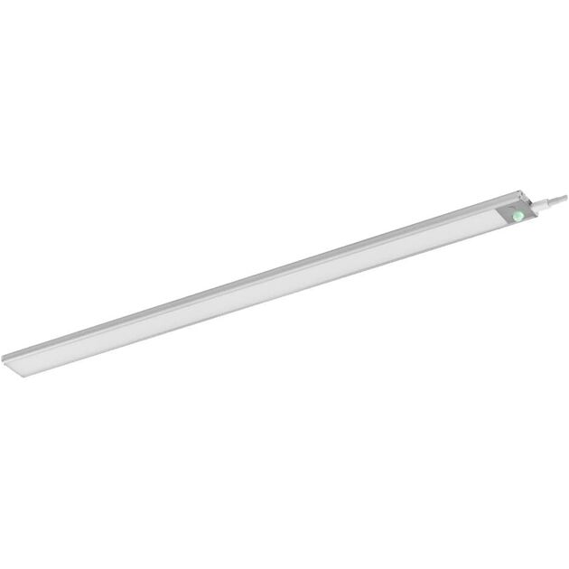 LEDVANCE Світильник з акумулятором LINEAR FLAT 4Вт 3000/4000/6500К 270Лм 600мм 3000мА•год димується датчик руху USB-A > USB-С сірий, фото  | SNABZHENIE.com.ua