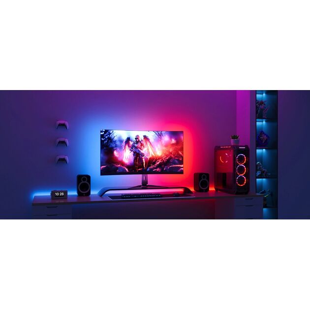 Govee Набір адаптивного підсвічування H6609 Gaming Light Strip G1 27-34', RGBIC, WI-FI/Bluetooth, чорний, фото , зображення 3 | SNABZHENIE.com.ua Govee Набір адаптивного підсвічування H6609 Gaming Light Strip G1 27-34', RGBIC, WI-FI/Bluetooth, чорний, фото , зображення 3 | SNABZHENIE.com.ua