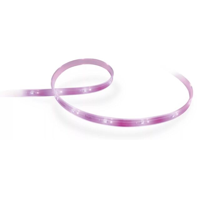 Philips Hue Стрічка світлодіодна розумна Plus, 0.5W(20Вт), 2000K-6500K, RGB, ZigBee, димування, подовжувач, 1м, фото , зображення 5 | SNABZHENIE.com.ua