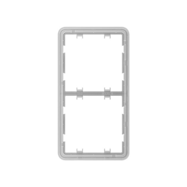 Ajax Рамка для вимикача на 2 секції Frame 2 seats for LightSwitch Vertical, фото , изображение 2 | SNABZHENIE.com.ua Ajax Рамка для вимикача на 2 секції Frame 2 seats for LightSwitch Vertical, фото , изображение 2 | SNABZHENIE.com.ua