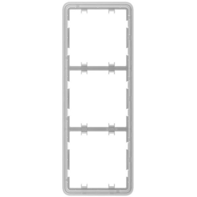 Ajax Рамка для вимикача на 3 секції Frame 3 seats for LightSwitch Vertical, фото  | SNABZHENIE.com.ua