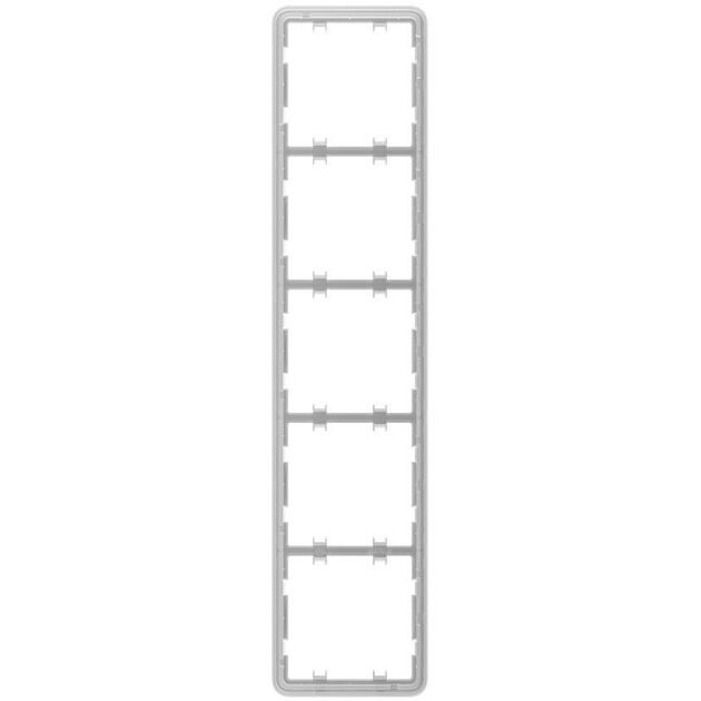 Ajax Рамка для вимикача на 5 секції Frame 5 seats for LightSwitch Vertical, фото  | SNABZHENIE.com.ua