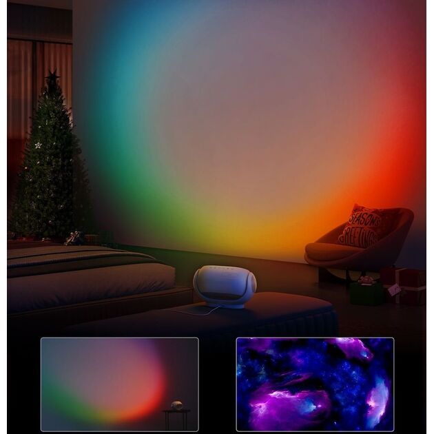 Govee Зірковий проектор H6092 Galaxy Star Projector, RGB, WI-FI/Bluetooth, білий, фото , зображення 3 | SNABZHENIE.com.ua Govee Зірковий проектор H6092 Galaxy Star Projector, RGB, WI-FI/Bluetooth, білий, фото , зображення 3 | SNABZHENIE.com.ua
