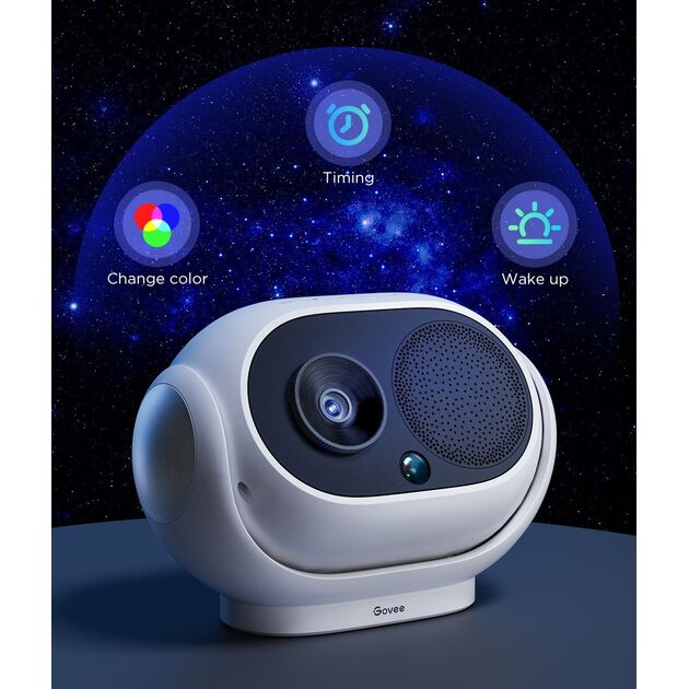 Govee Зірковий проектор H6092 Galaxy Star Projector, RGB, WI-FI/Bluetooth, білий, фото , зображення 10 | SNABZHENIE.com.ua Govee Зірковий проектор H6092 Galaxy Star Projector, RGB, WI-FI/Bluetooth, білий, фото , зображення 10 | SNABZHENIE.com.ua