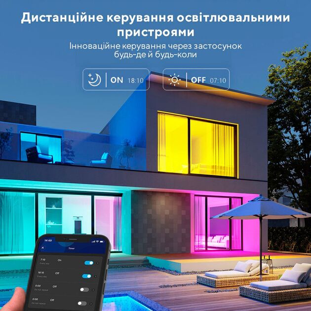 Govee Лампа розумна H6004, E27, 8W, 800Lm, RGB, WI-FI/Bluetooth, білий, фото , изображение 7 | SNABZHENIE.com.ua Govee Лампа розумна H6004, E27, 8W, 800Lm, RGB, WI-FI/Bluetooth, білий, фото , изображение 7 | SNABZHENIE.com.ua