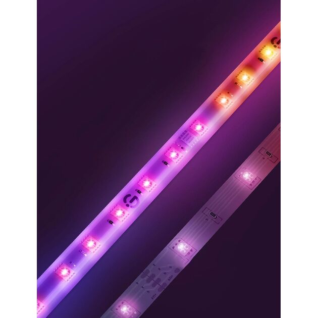 Govee Стрічка світлодіодна розумна H61E3 Strip Light M1, 2м, RGBIC, WI-FI/Bluetooth, білий, фото , зображення 8 | SNABZHENIE.com.ua Govee Стрічка світлодіодна розумна H61E3 Strip Light M1, 2м, RGBIC, WI-FI/Bluetooth, білий, фото , зображення 8 | SNABZHENIE.com.ua