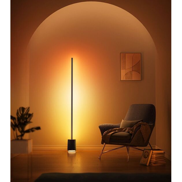 Govee Торшер розумний H6079, 1500Lm, RGBICW, with speaker, WI-FI/Bluetooth, чорний, фото , зображення 9 | SNABZHENIE.com.ua Govee Торшер розумний H6079, 1500Lm, RGBICW, with speaker, WI-FI/Bluetooth, чорний, фото , зображення 9 | SNABZHENIE.com.ua