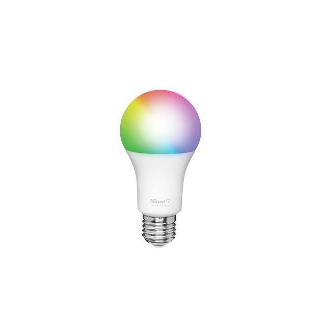 Trust Лампа розумна E27 470 Lumen, 1800-6500k, RGBCW, білий, фото , изображение 2 | SNABZHENIE.com.ua Trust Лампа розумна E27 470 Lumen, 1800-6500k, RGBCW, білий, фото , изображение 2 | SNABZHENIE.com.ua