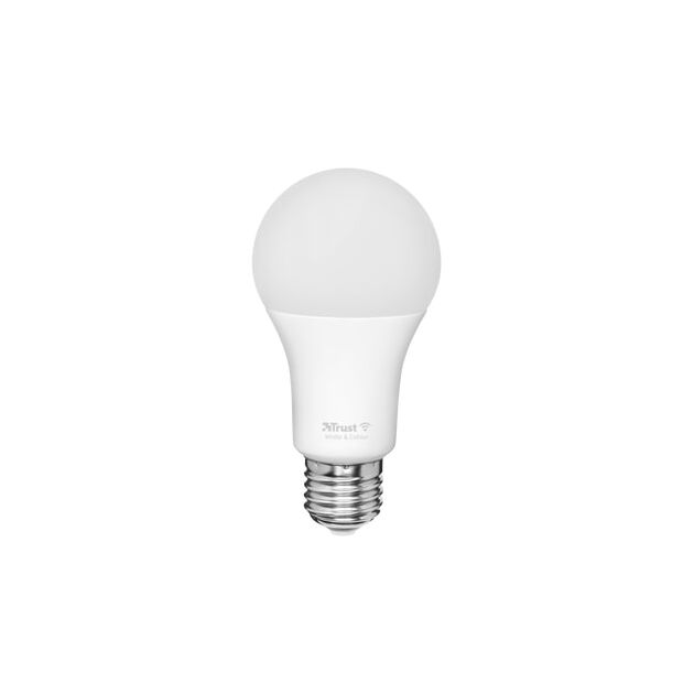 Trust Лампа розумна E27 470 Lumen, 1800-6500k, RGBCW, білий, фото , изображение 3 | SNABZHENIE.com.ua Trust Лампа розумна E27 470 Lumen, 1800-6500k, RGBCW, білий, фото , изображение 3 | SNABZHENIE.com.ua