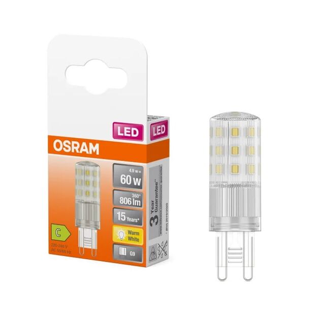 Osram Лампа LED G9 4,9W 806Лм 2700К PIN60, фото , изображение 6 | SNABZHENIE.com.ua Osram Лампа LED G9 4,9W 806Лм 2700К PIN60, фото , изображение 6 | SNABZHENIE.com.ua