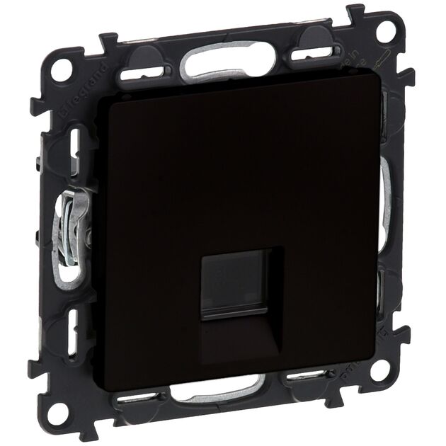 Legrand Розетка RJ45 кат. 5e UTP Legrand Valena Life, матовий чорний, фото  | SNABZHENIE.com.ua