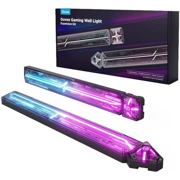 Govee Набір настінних світильників H1063 Gaming Wall light Expansion Kit, RGBIC, WI-FI/Bluetooth, фіолетовий, фото  | SNABZHENIE.com.ua
