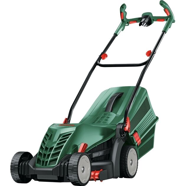 Bosch Газонокосарка мережева UniversalRotak 34-405 1300Вт 34см 40л 27-50мм 11кг, фото  | SNABZHENIE.com.ua