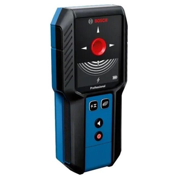 Bosch Детектор акумуляторний GMS 120-27 Professional, до 120мм, 2ААх1.5В, IP54, чохол, 0.24кг, фото  | SNABZHENIE.com.ua