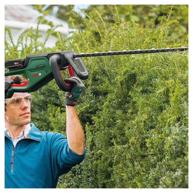 Bosch Кущоріз акумуляторний UniversalHedgeCut 18V-50 18В АКБ 1х2.5А·год 50мм крок різу 20мм ЗП AL1830CV 2.6кг, фото , изображение 4 | SNABZHENIE.com.ua Bosch Кущоріз акумуляторний UniversalHedgeCut 18V-50 18В АКБ 1х2.5А·год 50мм крок різу 20мм ЗП AL1830CV 2.6кг, фото , изображение 4 | SNABZHENIE.com.ua