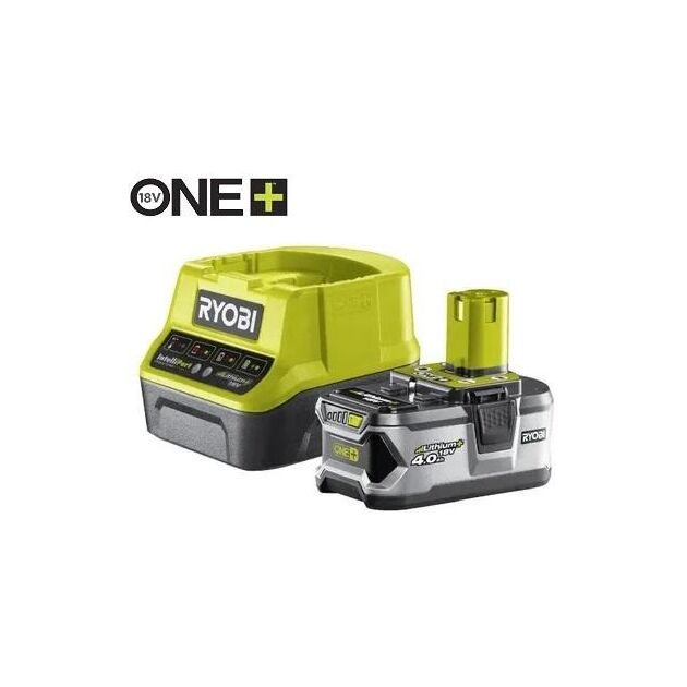 Ryobi Набір акумулятора та зарядного пристрою ONE+ RC18120-140G 18В 1х4А·год ЗП 2А, фото  | SNABZHENIE.com.ua