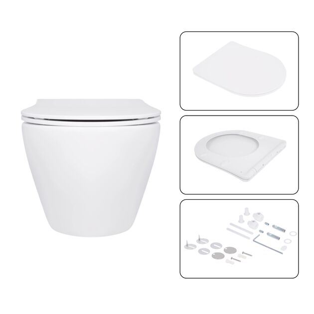 Готовое решение Qtap для ванной комнаты: подвесной унитаз Jay Ultra Quiet 520x360x320 + комплект инсталляции Nest 4 в 1 (круглая клавиша Chrome), фото , изображение 7 | SNABZHENIE.com.ua Готовое решение Qtap для ванной комнаты: подвесной унитаз Jay Ultra Quiet 520x360x320 + комплект инсталляции Nest 4 в 1 (круглая клавиша Chrome), фото , изображение 7 | SNABZHENIE.com.ua