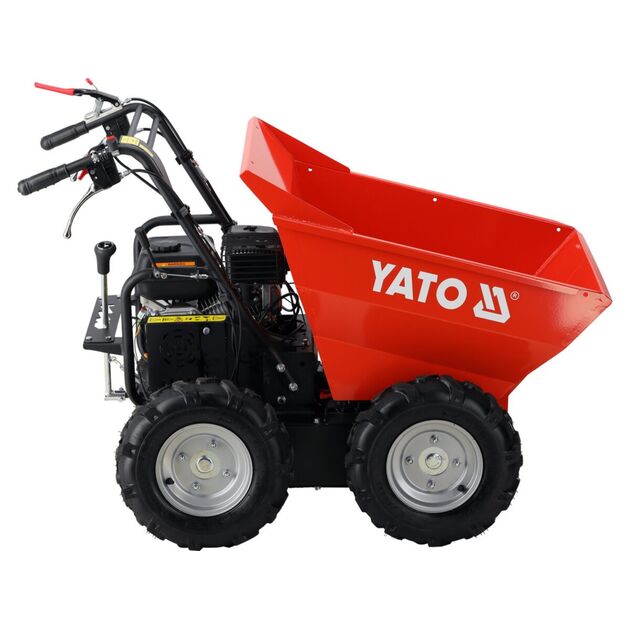 Самоскид-міні бензин. YATO P= 4.1 кВт, двиг- 196см3, вантажопід- 300кг, швидк.- 3,6 км/год бак- 3,6л, фото  | SNABZHENIE.com.ua