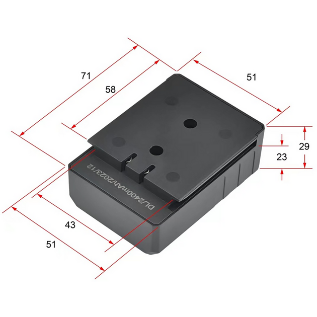 Акумулятор до YT-30415 YATO Li-Ion 3.7 V, ємність- 2.4 АГод  [100], фото  | SNABZHENIE.com.ua