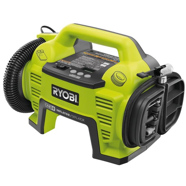Ryobi Компресор автомобільний акумуляторний R18i-0, 18В ONE+, 10.3бар, без АКБ та ЗП, фото , зображення 2 | SNABZHENIE.com.ua Ryobi Компресор автомобільний акумуляторний R18i-0, 18В ONE+, 10.3бар, без АКБ та ЗП, фото , зображення 2 | SNABZHENIE.com.ua