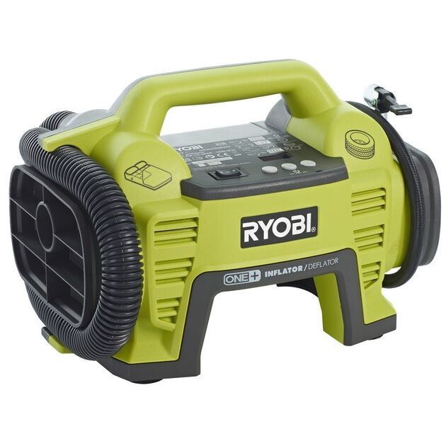Ryobi Компресор автомобільний акумуляторний R18i-0, 18В ONE+, 10.3бар, без АКБ та ЗП, фото , зображення 3 | SNABZHENIE.com.ua Ryobi Компресор автомобільний акумуляторний R18i-0, 18В ONE+, 10.3бар, без АКБ та ЗП, фото , зображення 3 | SNABZHENIE.com.ua