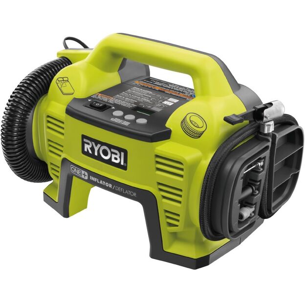 Ryobi Компресор автомобільний акумуляторний R18i-0, 18В ONE+, 10.3бар, без АКБ та ЗП, фото  | SNABZHENIE.com.ua