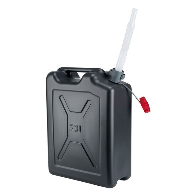 Neo Tools Каністра Pressol паливна 20л пластик HDPE, армійська, міцна, гнучкий злив, 1.45кг, чорний, фото , изображение 2 | SNABZHENIE.com.ua Neo Tools Каністра Pressol паливна 20л пластик HDPE, армійська, міцна, гнучкий злив, 1.45кг, чорний, фото , изображение 2 | SNABZHENIE.com.ua