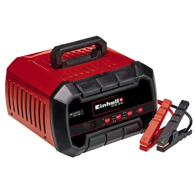 Einhell Пуско-зарядний пристрій CE-BC 30 M, 12/24 В, 3-600 А/г, макс. 30 А, фото  | SNABZHENIE.com.ua