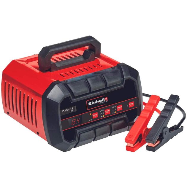 Einhell Пуско-зарядний пристрій CE-BC 15 M, 280Вт, 12В, 3-600Аг, макс 15А, 7.65кг, фото  | SNABZHENIE.com.ua