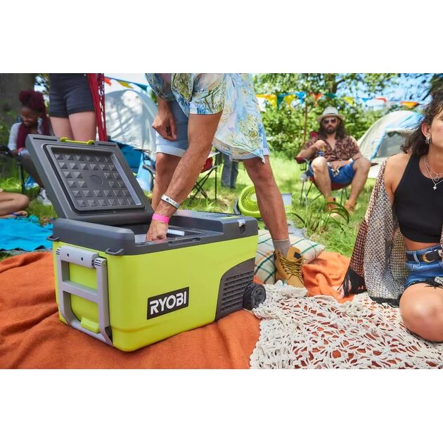 Ryobi Холодильник мобільний акумуляторний RY18CB23A-0, 18В ONE+, робота від 220 або 12В, температура +20…-20, об'єм 23л, фото , изображение 10 | SNABZHENIE.com.ua Ryobi Холодильник мобільний акумуляторний RY18CB23A-0, 18В ONE+, робота від 220 або 12В, температура +20…-20, об'єм 23л, фото , изображение 10 | SNABZHENIE.com.ua