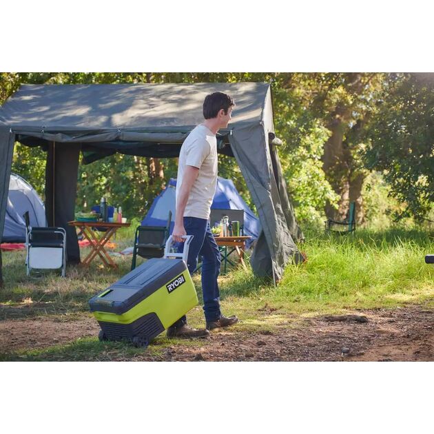 Ryobi Холодильник мобільний акумуляторний RY18CB23A-0, 18В ONE+, робота від 220 або 12В, температура +20…-20, об'єм 23л, фото , изображение 7 | SNABZHENIE.com.ua Ryobi Холодильник мобільний акумуляторний RY18CB23A-0, 18В ONE+, робота від 220 або 12В, температура +20…-20, об'єм 23л, фото , изображение 7 | SNABZHENIE.com.ua