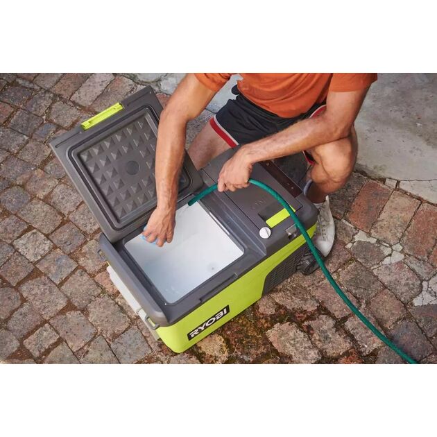 Ryobi Холодильник мобільний акумуляторний RY18CB23A-0, 18В ONE+, робота від 220 або 12В, температура +20…-20, об'єм 23л, фото , изображение 3 | SNABZHENIE.com.ua Ryobi Холодильник мобільний акумуляторний RY18CB23A-0, 18В ONE+, робота від 220 або 12В, температура +20…-20, об'єм 23л, фото , изображение 3 | SNABZHENIE.com.ua