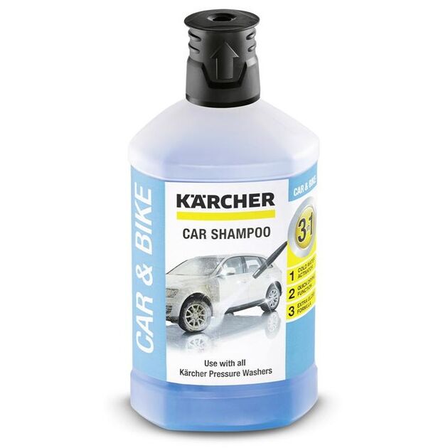 Karcher Засіб автомобільний миючий RM 610, 1л, 3-в-1, Plug-n-Clean, фото  | SNABZHENIE.com.ua