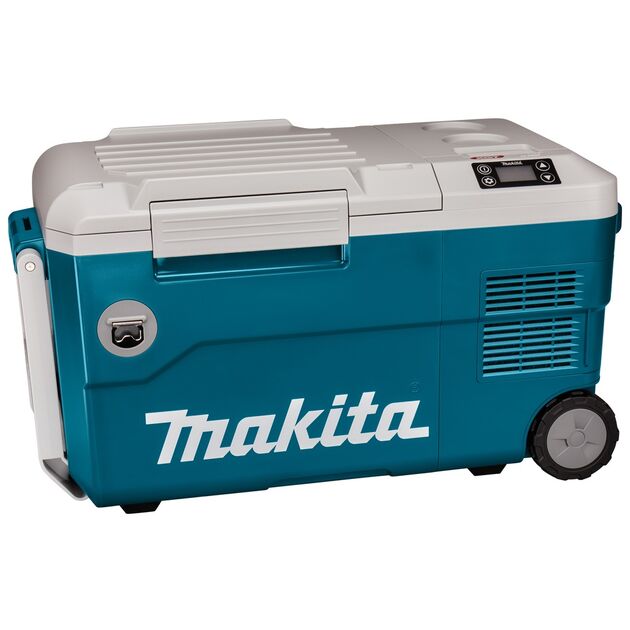 Makita Холодильник акумуляторний мобільний CW001GZ 40V XGT 220 / 12В /40В XGT з функцією нагріву -18°/+60° 20л 13кг, фото  | SNABZHENIE.com.ua