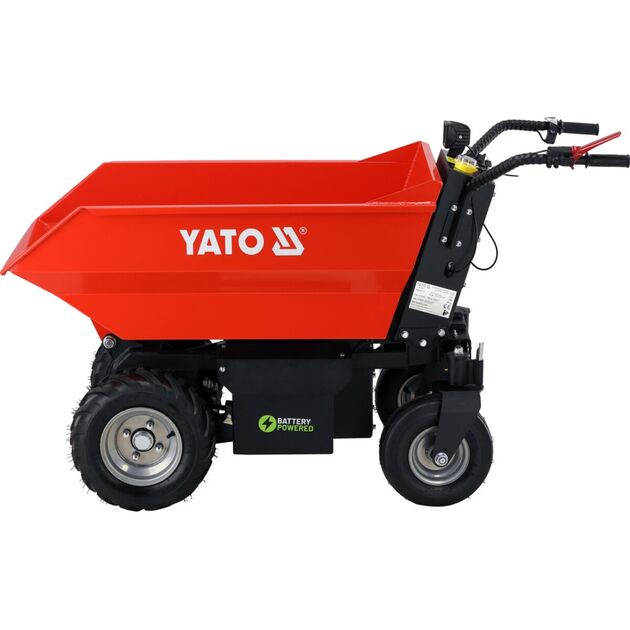 Самоскид-міні YATO P= 1 кВт, від акумул. свинц-кисл- 48 В, 32 АГод  вантажопід- 500 кг, швидк.- 5,3, фото  | SNABZHENIE.com.ua