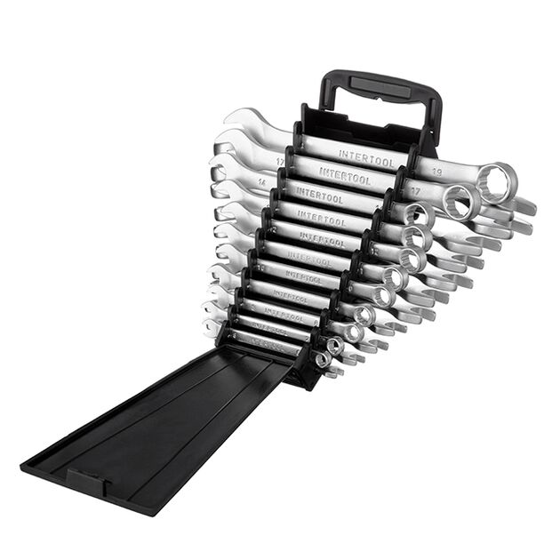 Набір ключів комбінованих 22 од. дюймових 11 од метричних 11 од, фото , изображение 4 | SNABZHENIE.com.ua